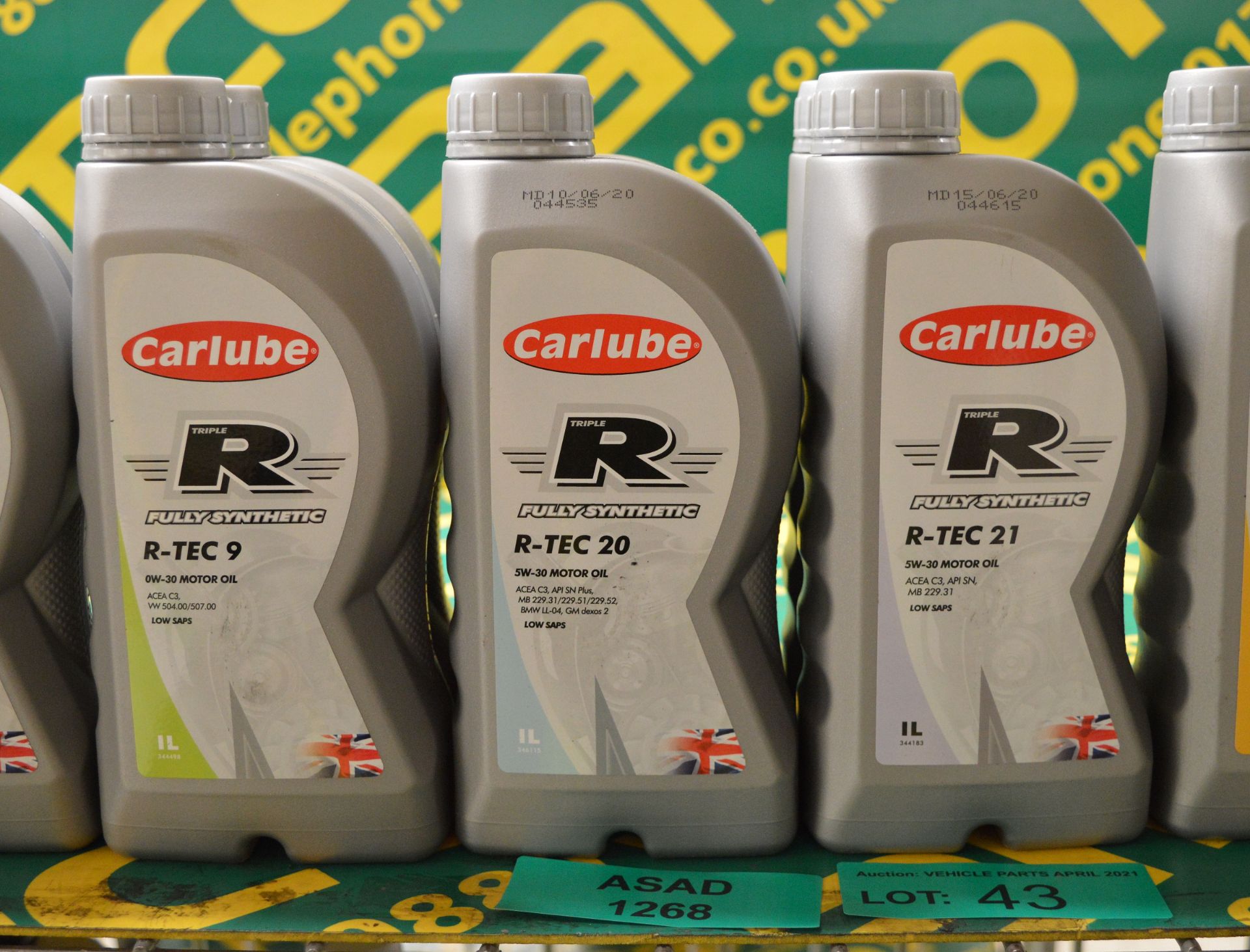 Carlube fully, semi synthetic & mineral Motor Oil - Quantities & grades in description - Image 3 of 4