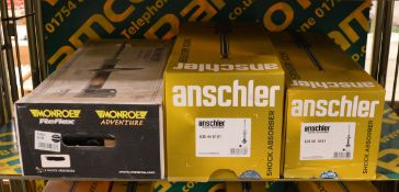 Various Anschler & Monroe Shock Absorbers - Please see pictures for part/model numbers