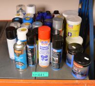 Spray, Cleaner & Grease Assortment - Please see pictures for makes & part/model numbers