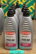 11x Carlube Total Driveline Lubricant - 75W-90 - 1 Litre bottles