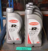 5x Carlube Fully Synthetic R-Tec 33 10W-60 Motor Oil & 1x R-Tec 29 5W-50 - 1 litre