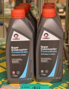 6x Comma Super Coldmaster concentrate Antifreeze and coolant - 1L