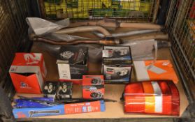 Exhaust Assembly, Alternators, Wiper Blades, Cabin Filter, Rear Lamp, Water Pumps