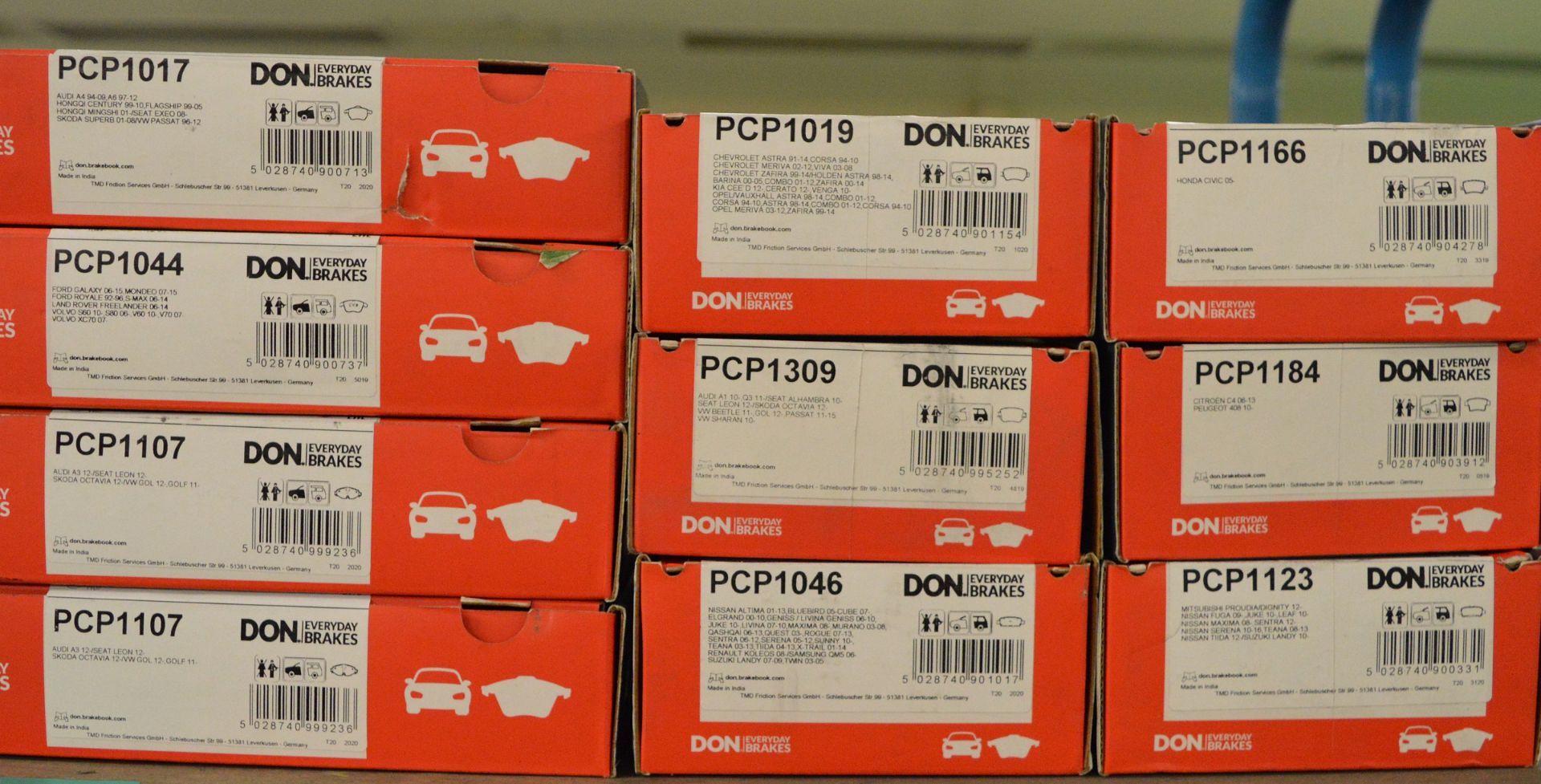 Various Don Brake Pads - Please see pictures for part/model numbers - Image 3 of 3