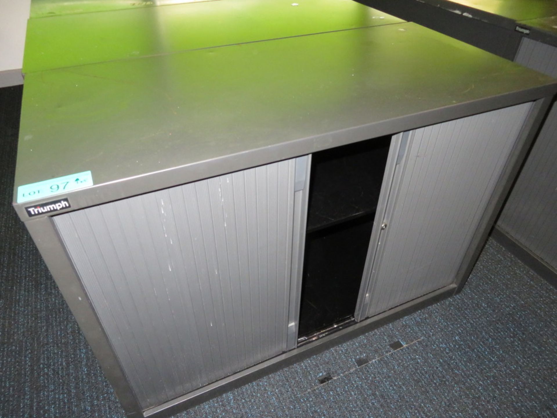 5x Triumph Tambour Office Storage Cabinet. - Image 2 of 3