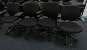 4x Humanscale Freedom Task Office Swivel Chairs. Varying Condition.