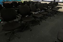 8x Humanscale Freedom Task Office Swivel Chairs. Varying Condition.