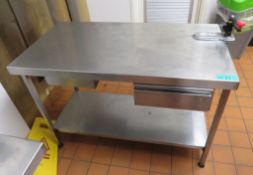 Stainless Steel Prep Table