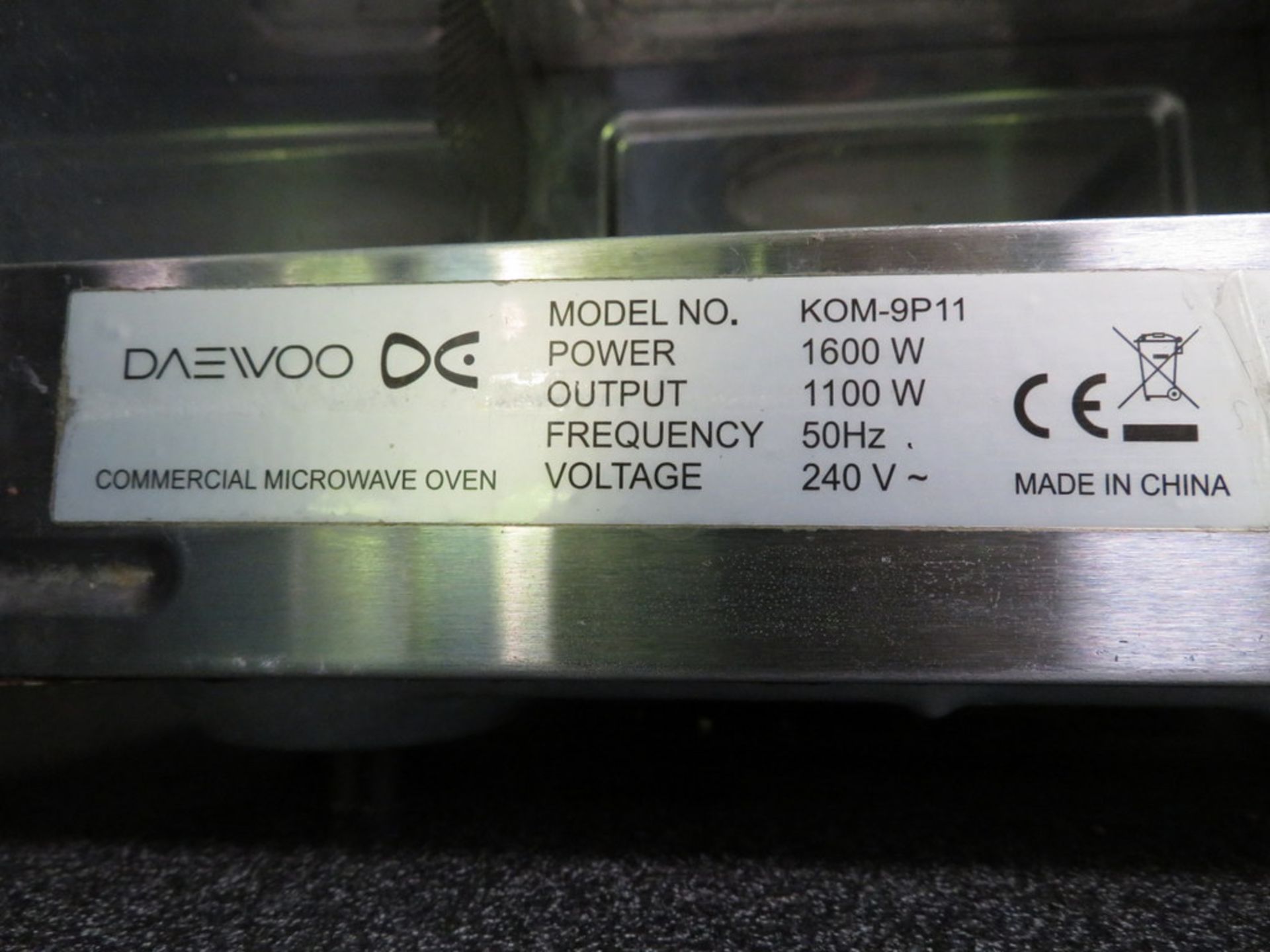 Daewoo KOM9P11 Microwave - Image 5 of 5