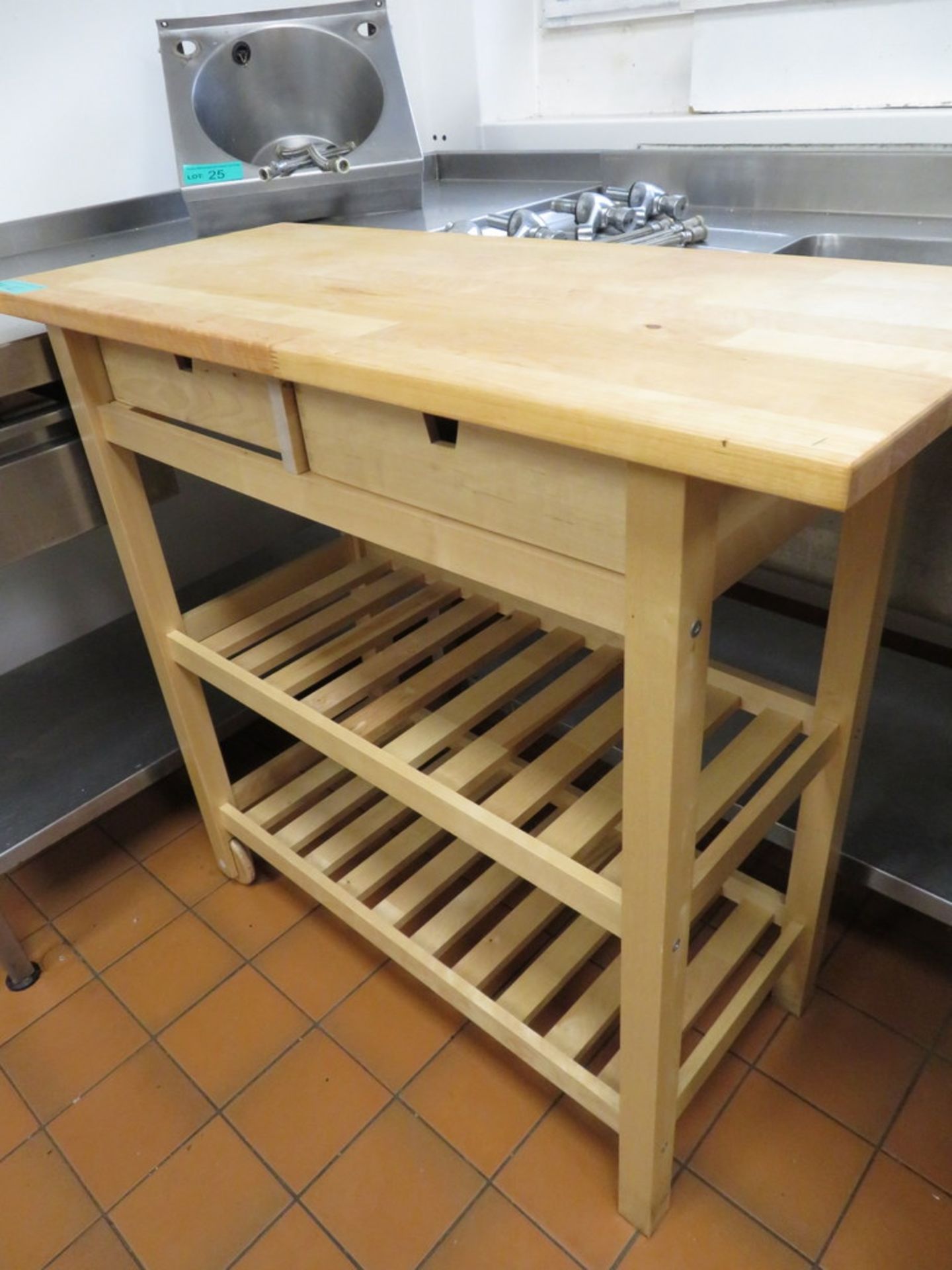 Wooden Catering Display Trolley - Image 3 of 4