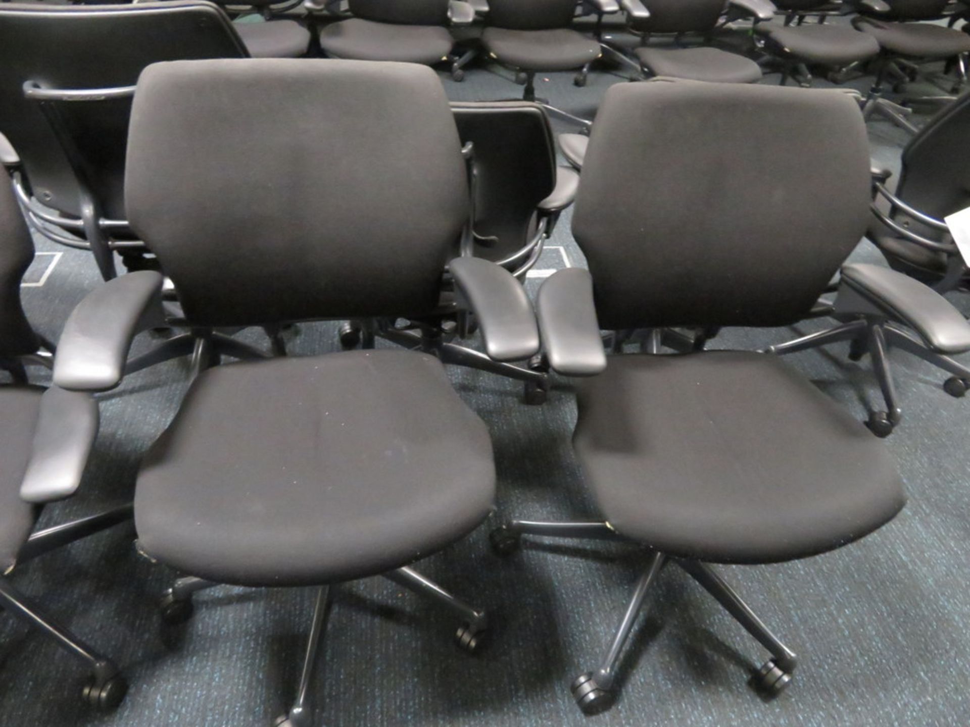 4x Humanscale Freedom Task Office Swivel Chairs. Varying Condition. - Image 3 of 5
