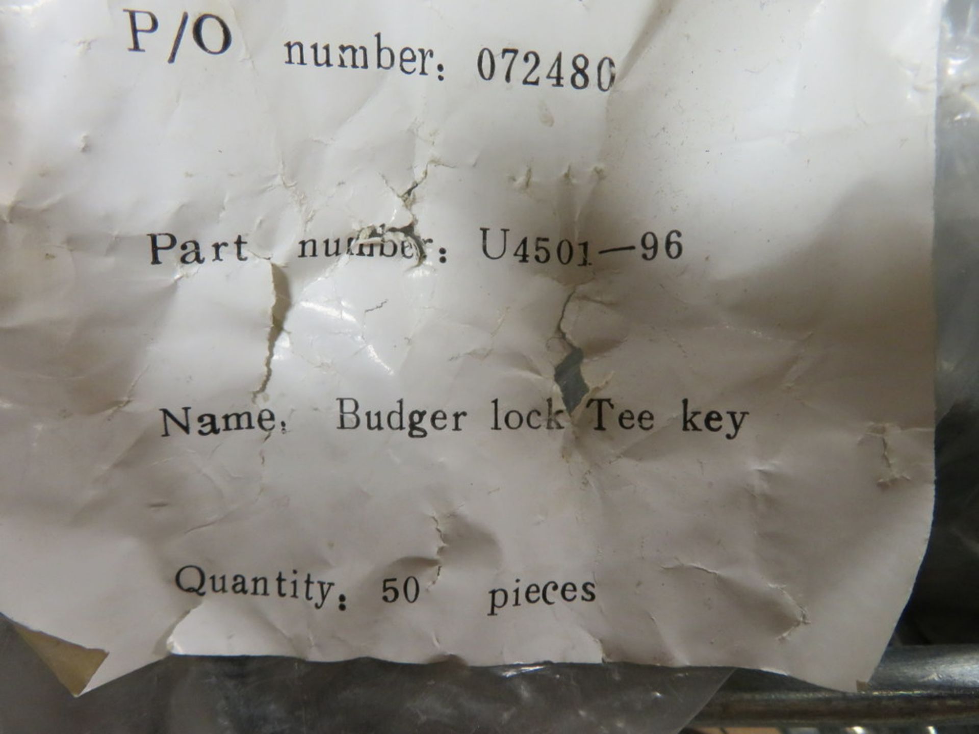 Box Of Budger Lock Tee Key Approximately 100. - Image 3 of 3