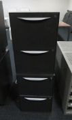 3x Various 2 Drawer Storage Cabinets.