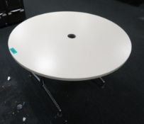 Circular Meeting Room Table. Circumference Approx 1200mm