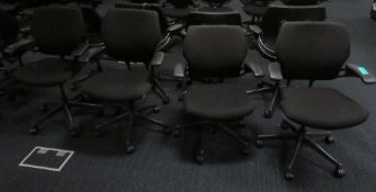 4x Humanscale Freedom Task Office Swivel Chairs. Varying Condition.