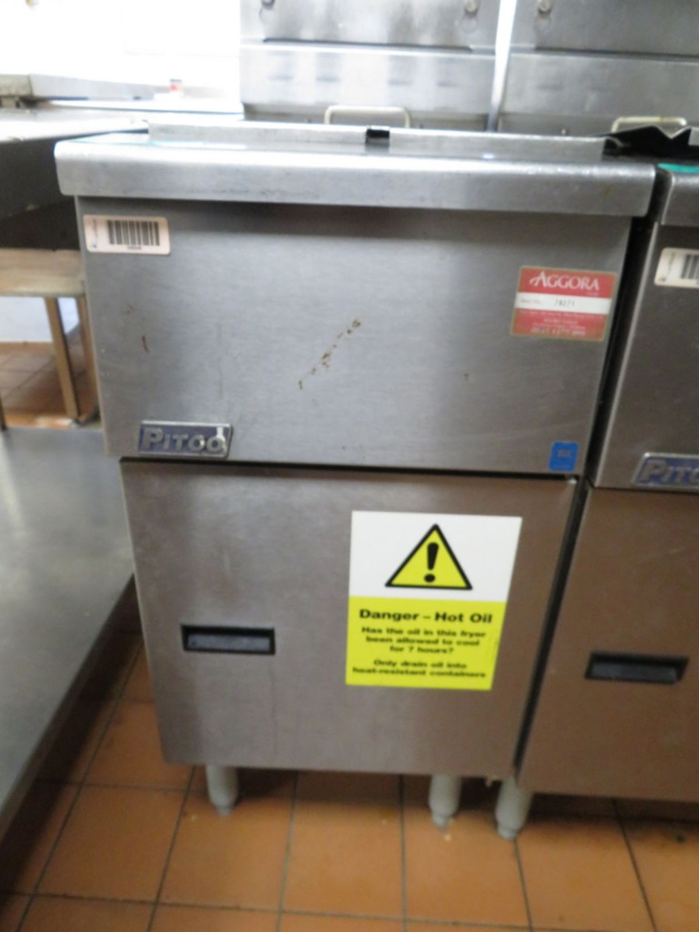 Pitco SG14 Double Basket Fryer - Single Tank No Filtration - Gas - Image 4 of 6