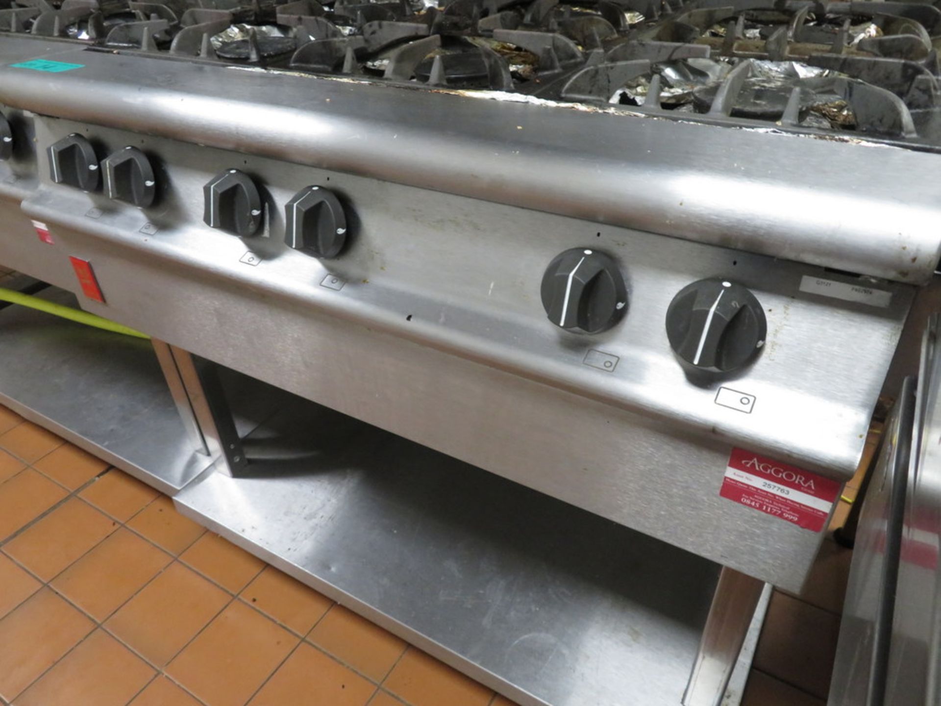 Falcon G3121 Gas Boiling Top 6 Burner - Image 3 of 4