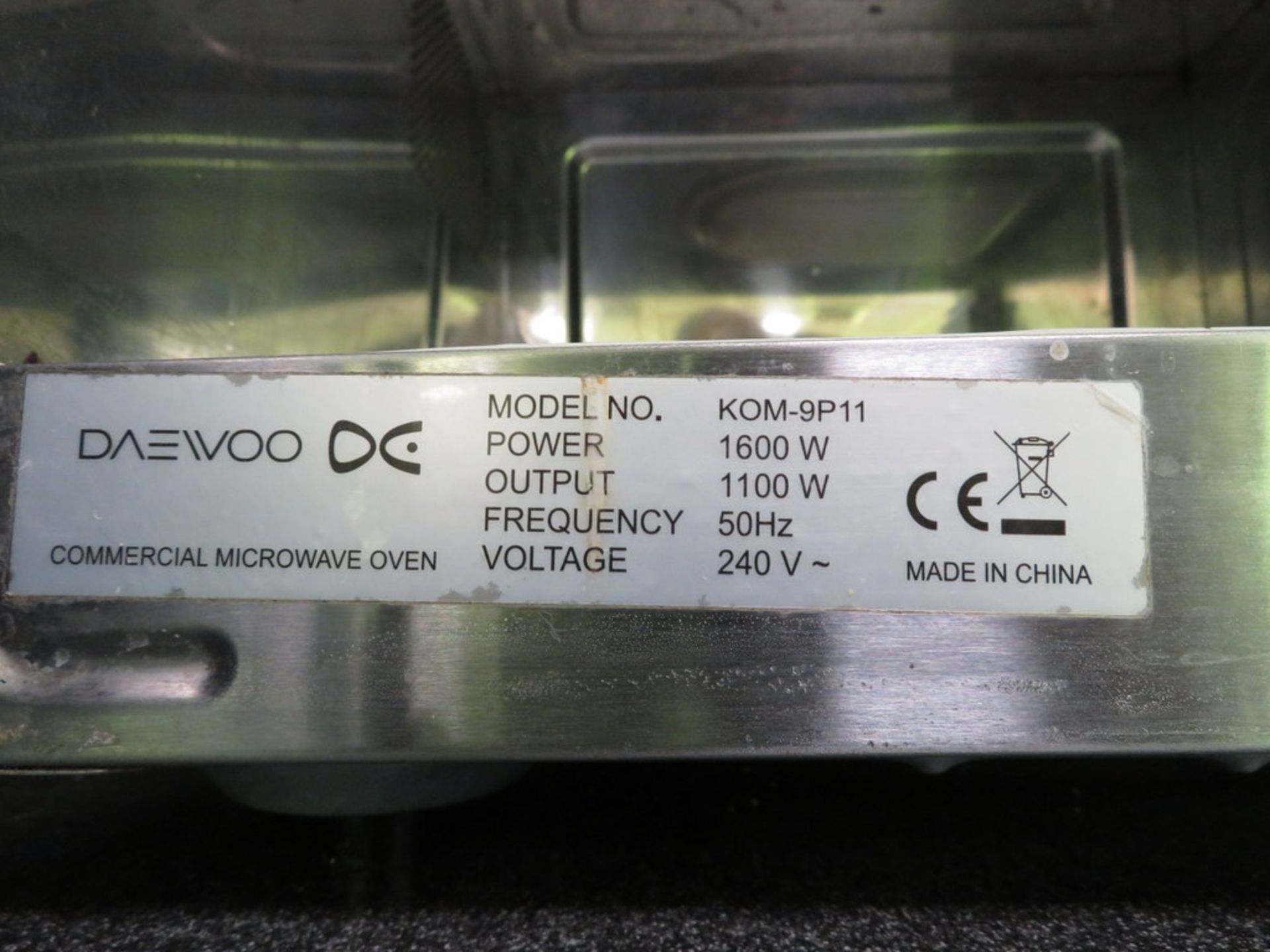 Daewoo KOM9P11 Microwave - Image 5 of 5