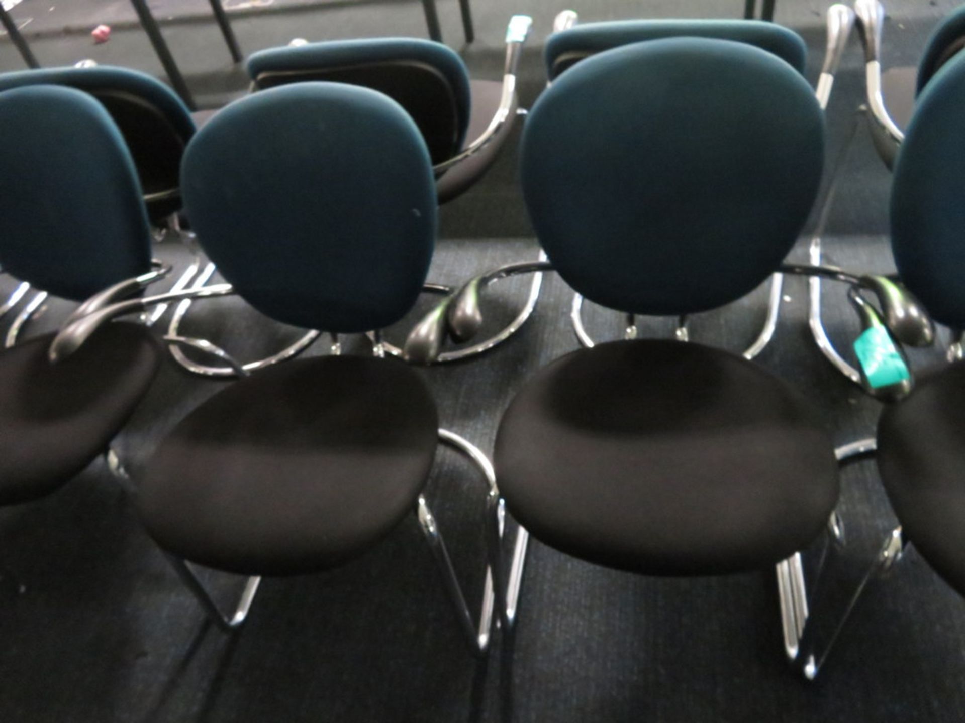 8x Padded Office/Meeting Room Chairs. Varying Condition. - Image 2 of 5