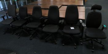 6x Various Office Chairs. Varying Condition.