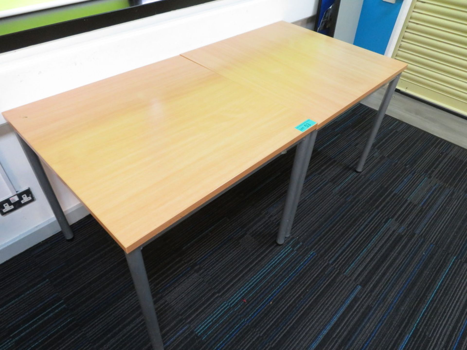 2x Canteen Tables - Image 2 of 2