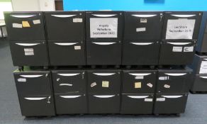 20x Howarth 2 Drawer Storage Cabinet. No Keys Included.