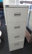 Silverline 4 Drawer Filing Cabinet