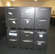 12x Howarth 2 Drawer Storage Cabinet. No Keys Included.