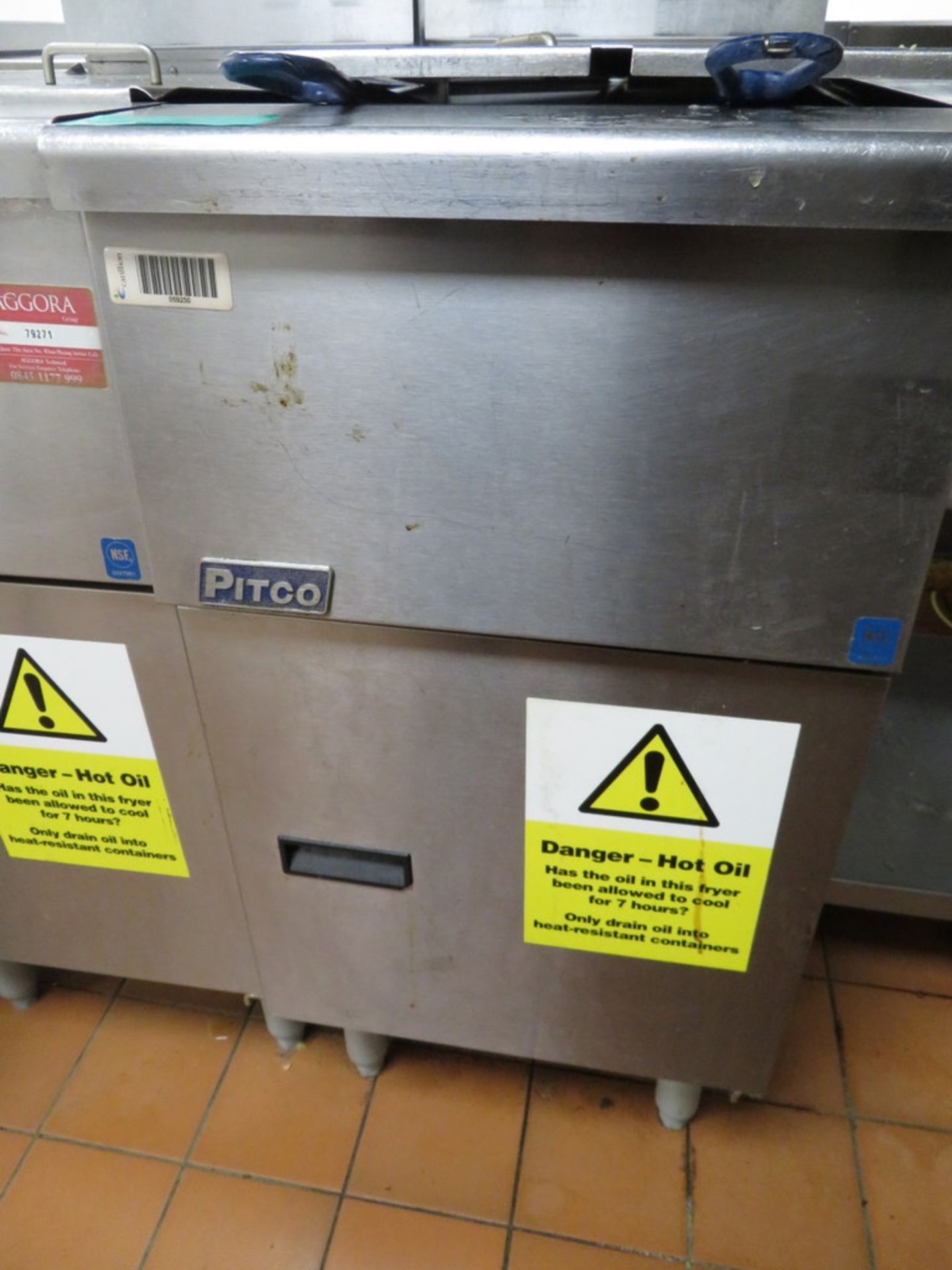 Pitco SG14 Double Basket Fryer - Single Tank No Filtration - Gas - Image 4 of 6