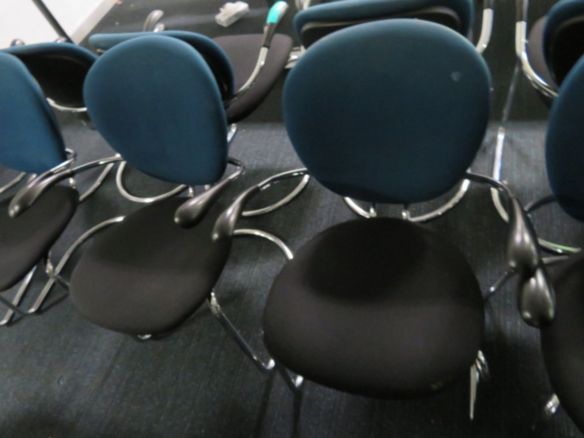 8x Padded Office/Meeting Room Chairs. Varying Condition. - Image 4 of 5