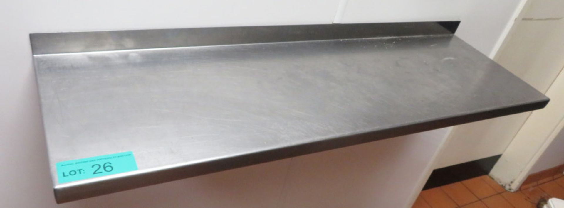 3x Stainless Steel Kitchen Shelves. - Image 3 of 5