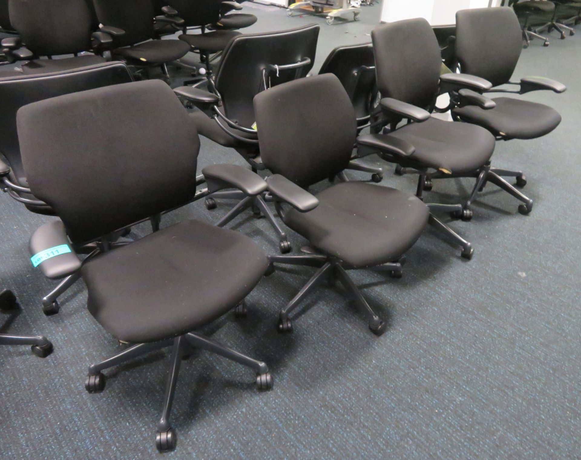 4x Humanscale Freedom Task Office Swivel Chairs. Varying Condition. - Image 2 of 4