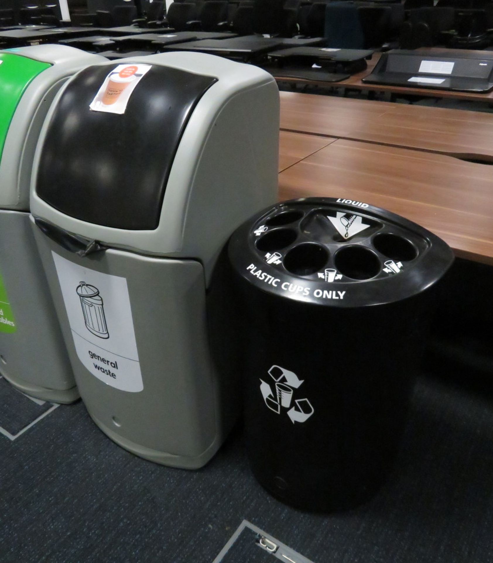 4x Various Waste Bins. To Include: General Waste, Mixed Recyclables & Plastics/Liquid. - Image 3 of 3