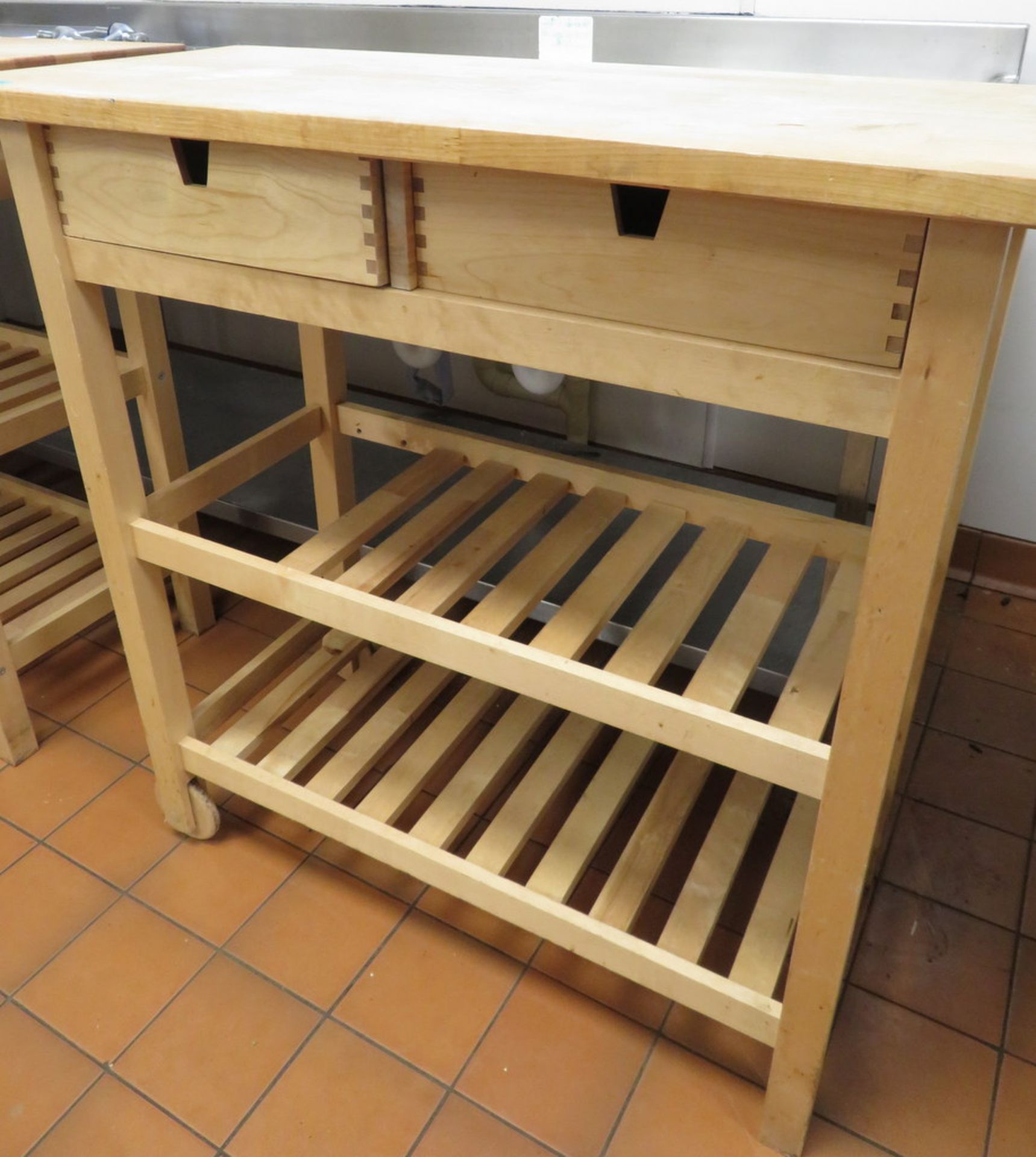 Wooden Catering Display Trolley - Image 4 of 4