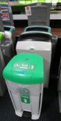 3x Various Waste Bins. To Include: General Waste, Mixed Recyclables & Food Waste.