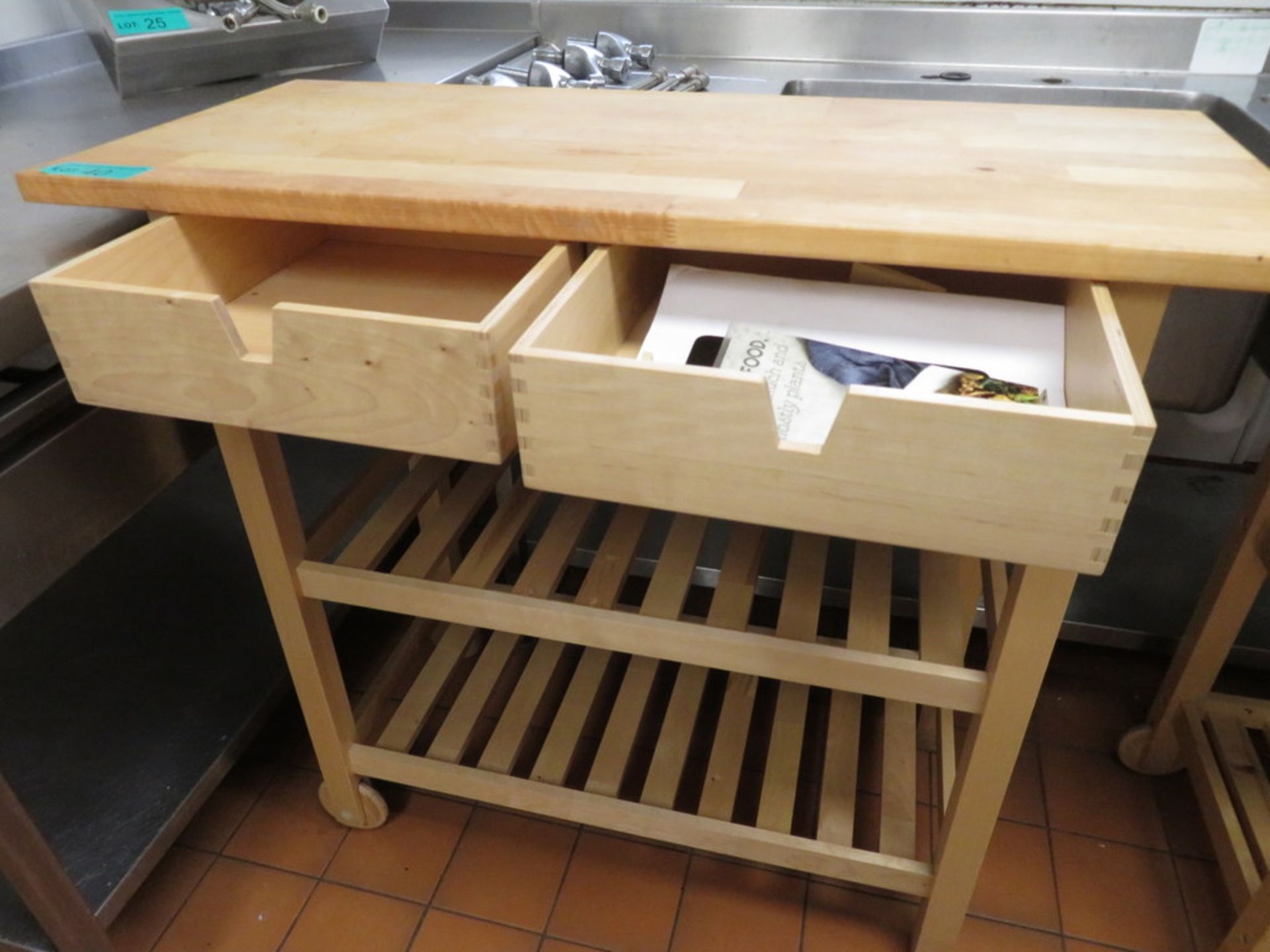 Wooden Catering Display Trolley - Image 4 of 4