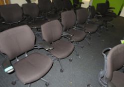 7x Humanscale Freedom Task Office Swivel Chairs. Varying Condition.