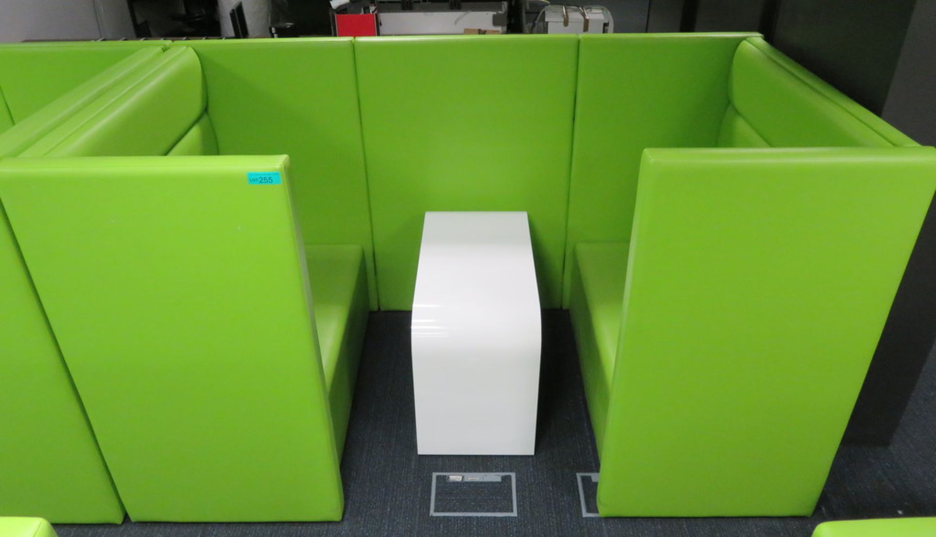 Padded Office Chill Out Pod/Booth And Table.