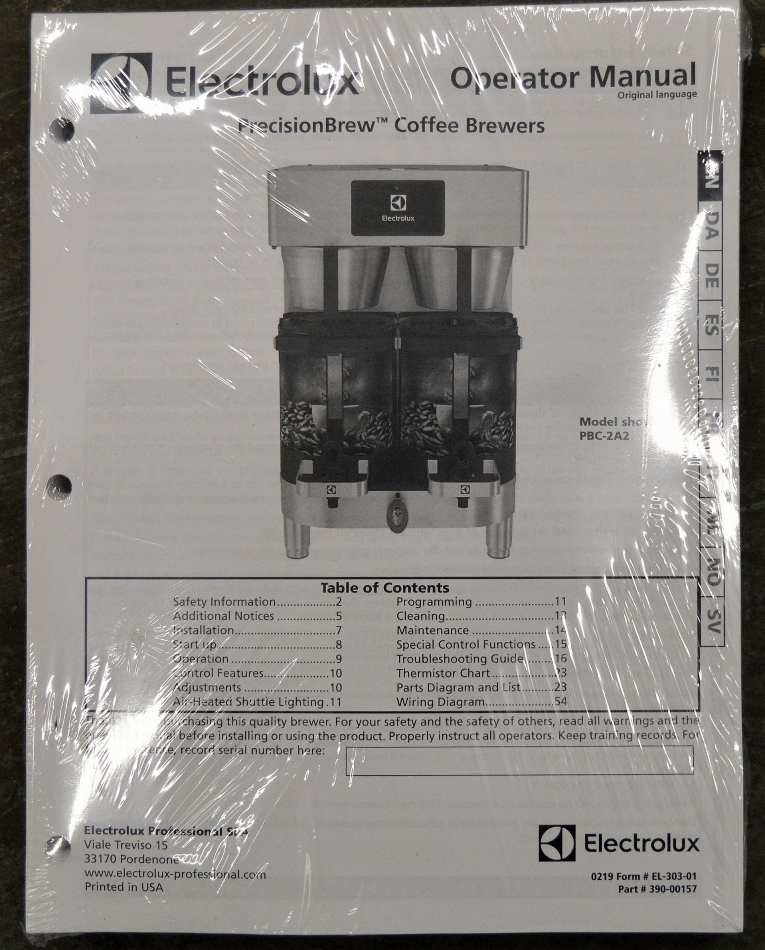 Electrolux EPBC2W2UK PrecisionBrew Double Coffee Brewer with 2x 5.7l Warmer Shuttles - Image 7 of 12