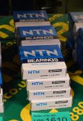 12x NTN 6208LLUA/5C Bearings