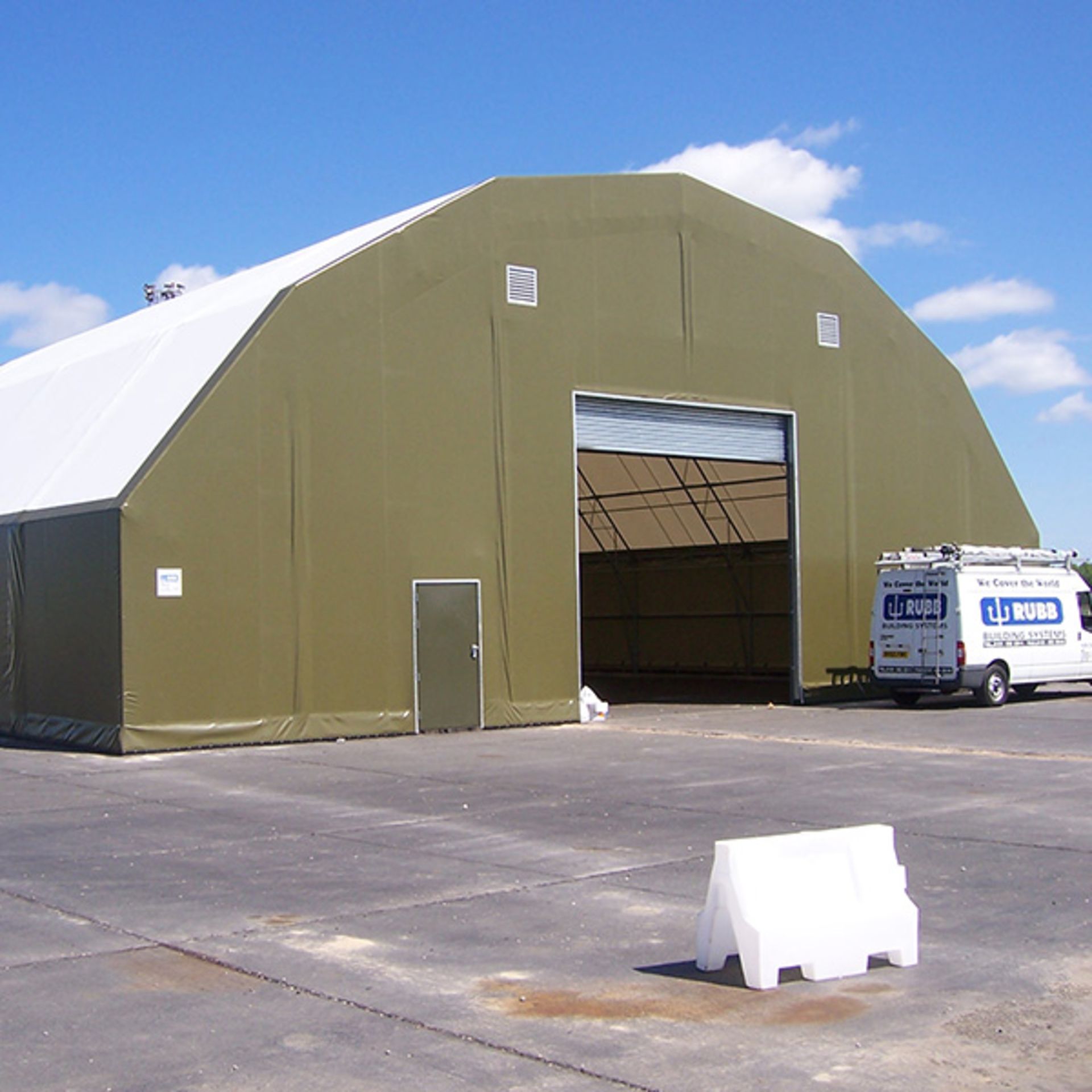 Containerised Rubb Building assembly - 21 x 12 x 3m NV - will require hiab to load due to weight
