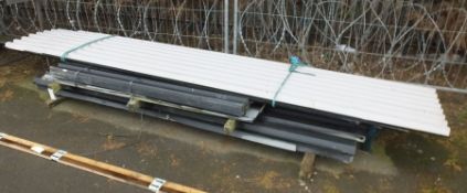 Corrugated roofing panels - various sizes - 3955 x 850, 1800 x 850