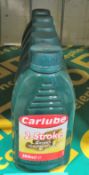 5x Carlube 2-Stroke Garden Machinery Oil - 500ml Bottles