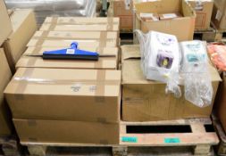 48x 35cm Blue Floor Squeegees, Deb Soap/Liquid Dispensers & 14x Boxes of ACC Silcoset 151