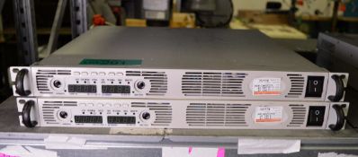 2x Lambda Genesys Gen 50-30 Programmable DC Power Supply Units - missing buttons