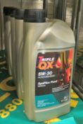 5x Triple QX 5W-30 SynPlus Ford Synthetic Motor Oil - 1L Bottles