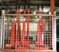 3x Werksan SCR Squat Racks - Red