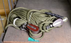 Pulley Rope Set