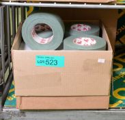 Scapa 3302 Olive green - 50mm x 50M - 16 per box - 2 boxes