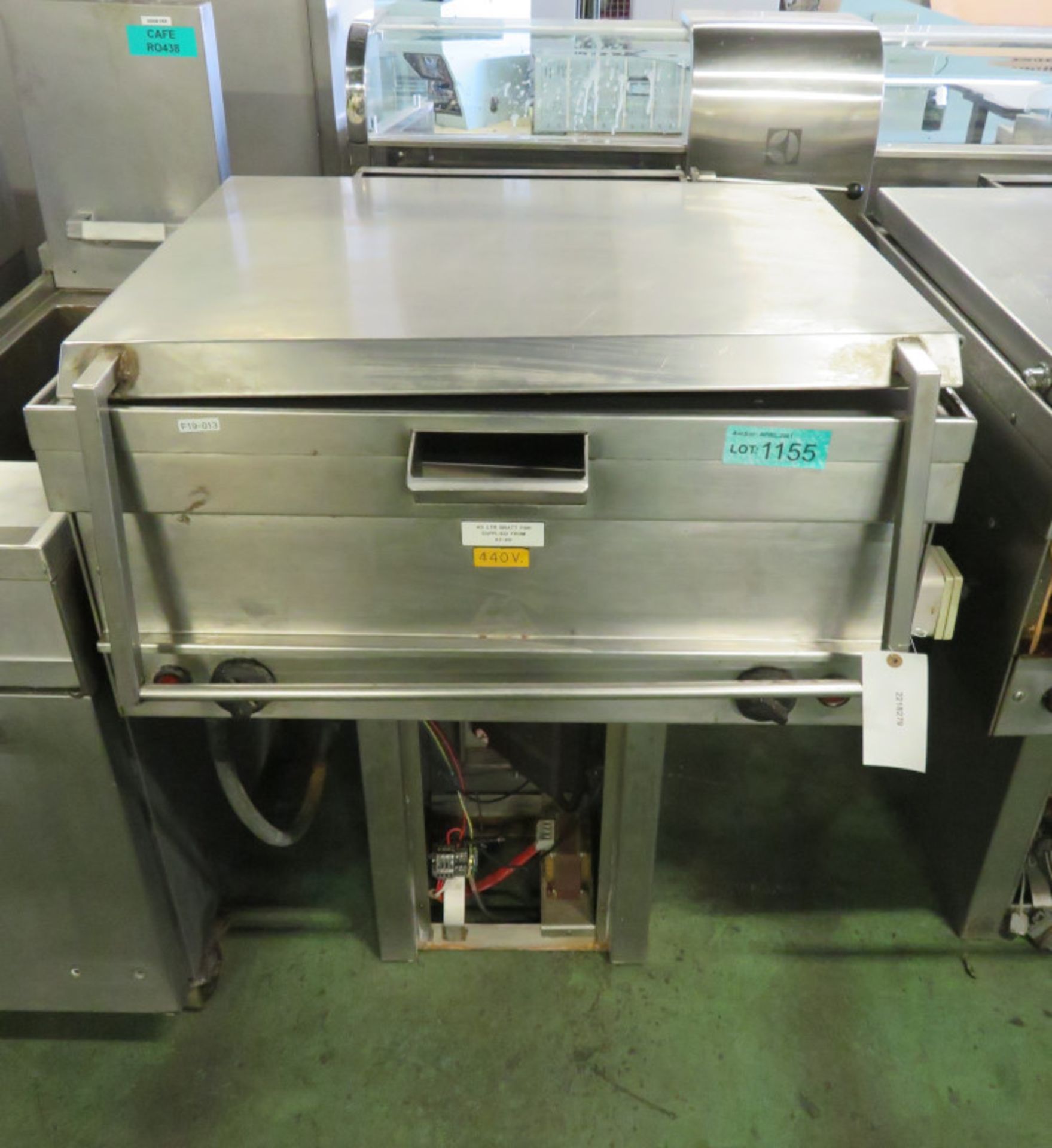 Stainless steel 40 Ltr Bratt Pan 440v - as spares